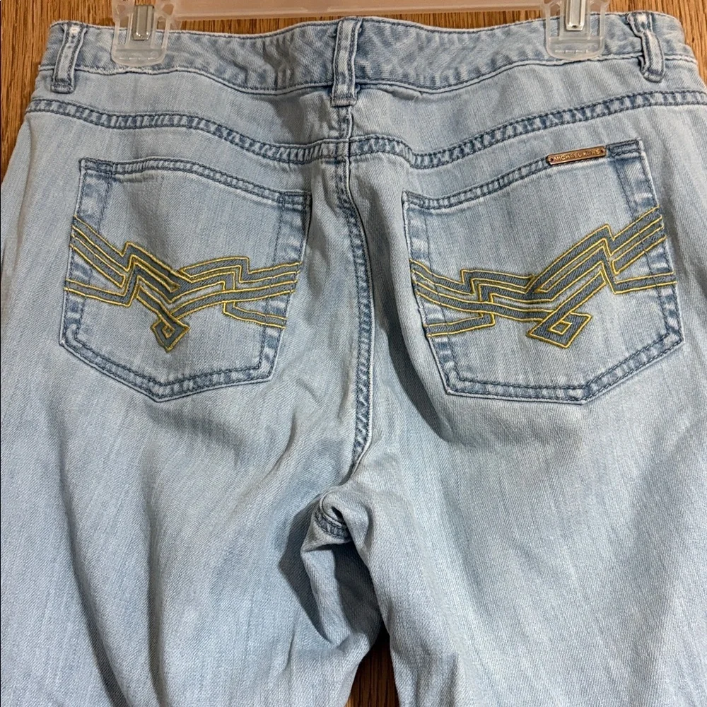 Michael Kors Light Blue Flare Jeans